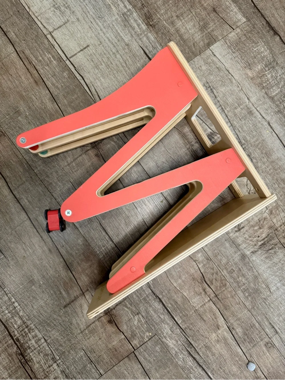Lovevery Race & Chase Ramp Wooden Car Ramp Toy Montessori Toddler Learning Toy - Picture 4 of 9